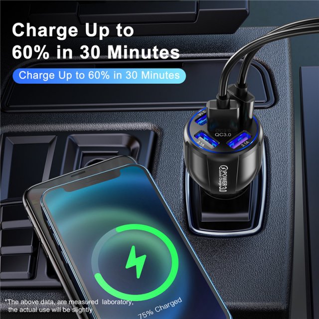 5-Port Fast USB Car Charger - Image 3