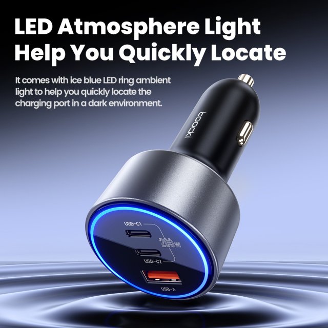 200W High-Speed USB C Car Charger - Image 5