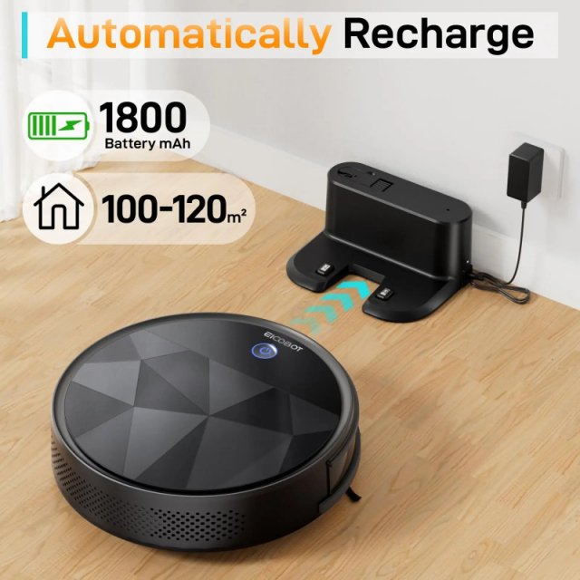 Slim Robot Vacuum Cleaner with 2200Pa Suction - Image 3