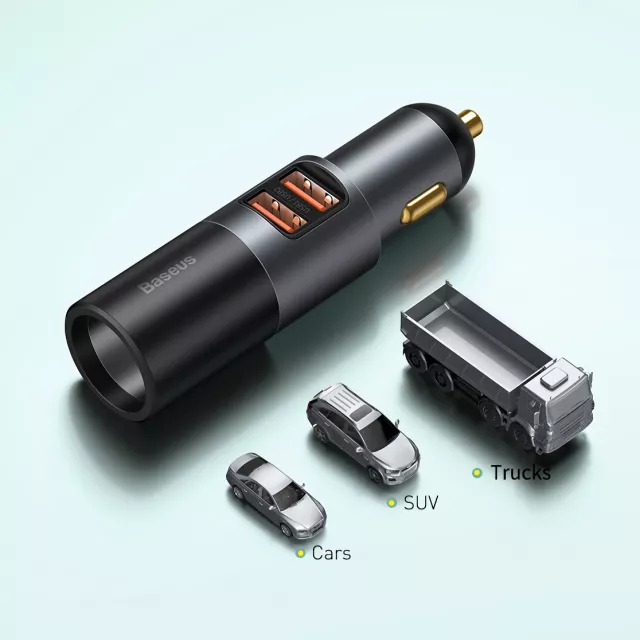 120W Car Charger Splitter with Dual USB & Type-C Ports - Image 6