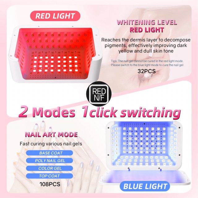 480W High Power UV LED Nail Lamp for Gel Polish - Image 4