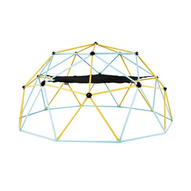 10FT Geometric Dome Climber with Swing & Hammock