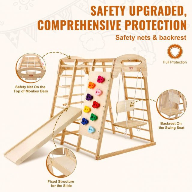 7-in-1 Indoor Jungle Gym for Kids - Image 5