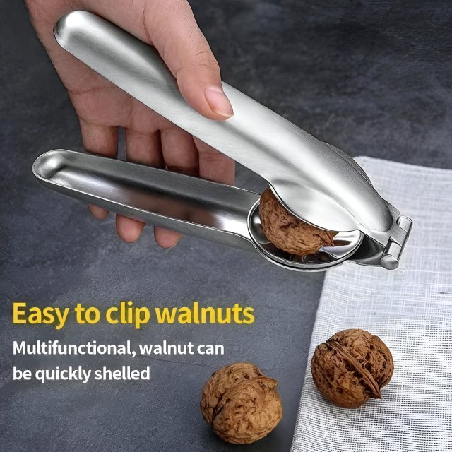 Stainless Steel Chestnut Nut Cracker Sheller - Walnut and Chestnut Opener Tool - Image 4