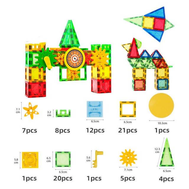 Magnetic Gear Wheel Building Set - Image 6