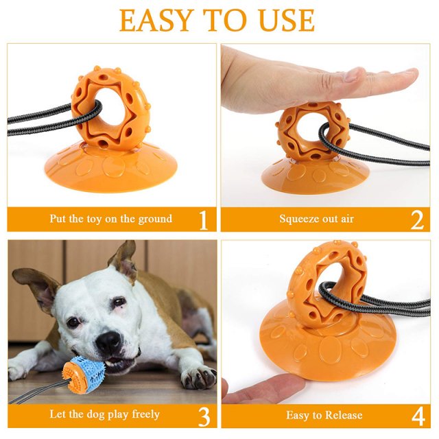 Interactive Suction Cup Dog Toy - Image 3