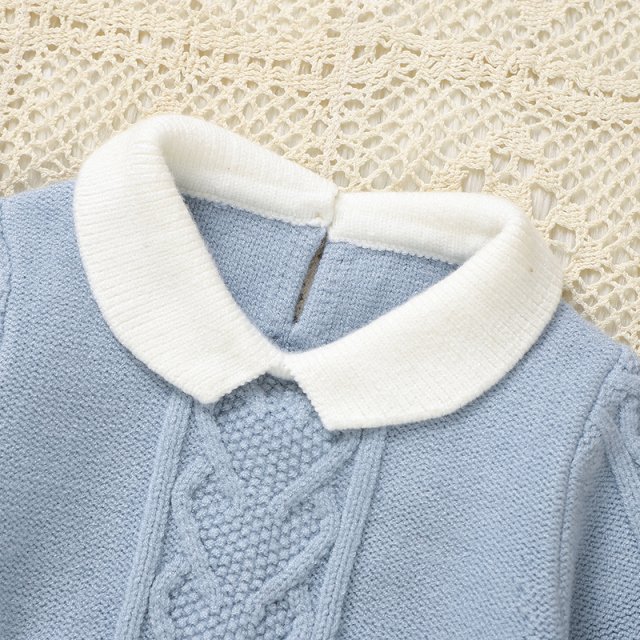 Knitted Baby Sweater Dress - Image 4