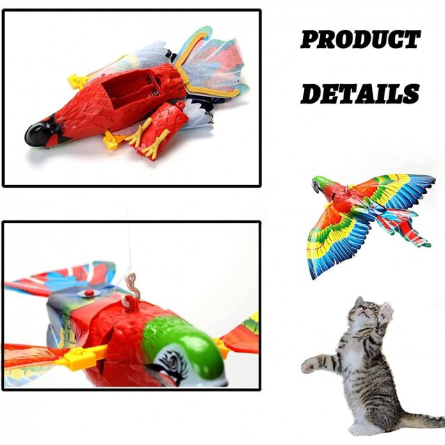 Interactive Flying Parrot Toy for Cats - Image 5