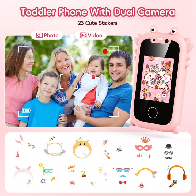 Kids Dual Camera Smart Educational Toy Phone - Image 5