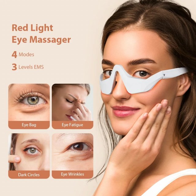 Eye Massager for Dark Circles, Wrinkle Reduction & Eye Fatigue Relief - Image 3