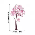 Pink Butterfly Flower Tree Wall Stickers – Vinyl Mural Decals 6 D0577574383615713499B59993E1015C.webp