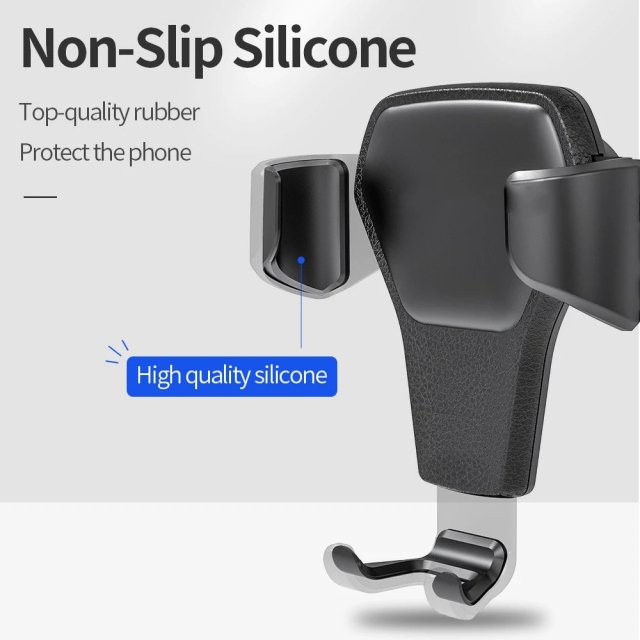 Gravity Car Phone Holder Air Vent Clip - Image 5