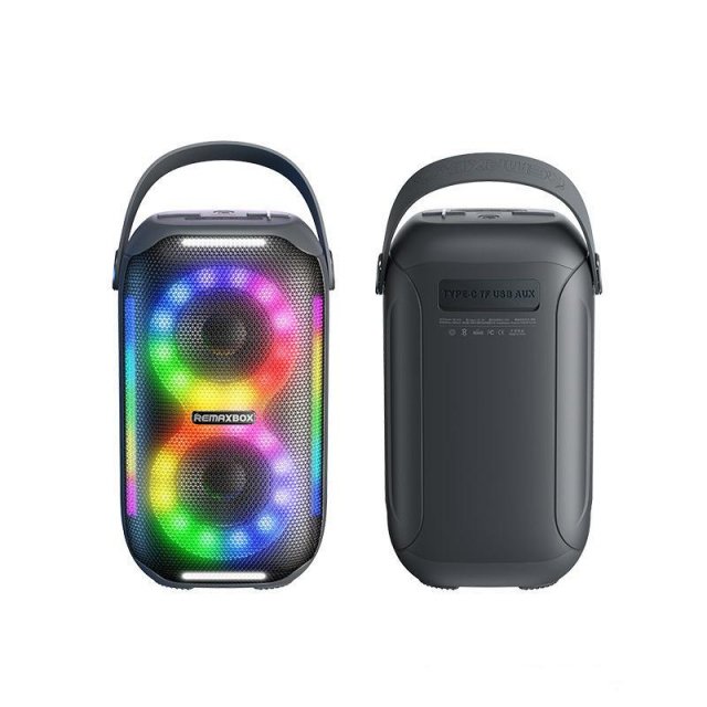 Portable Bluetooth Party Speaker with LED Lights, Waterproof, 20W Power - Image 4