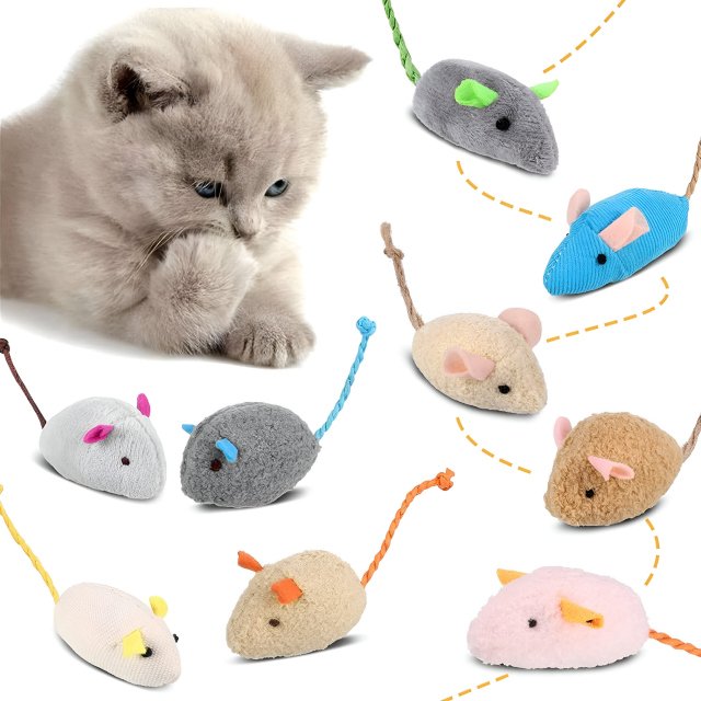 Interactive Catnip-Filled Plush Mouse Toys - Image 4