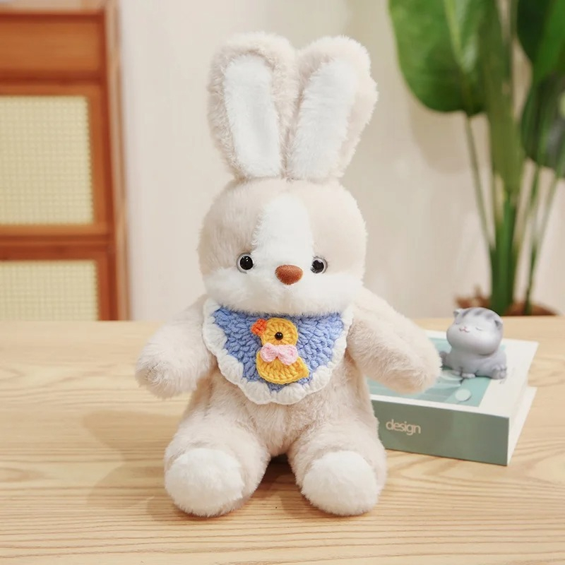 35cm / Rabbit with Duck Bib