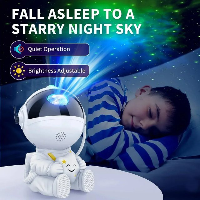 Astronaut Galaxy Star Projector Night Light - Image 4