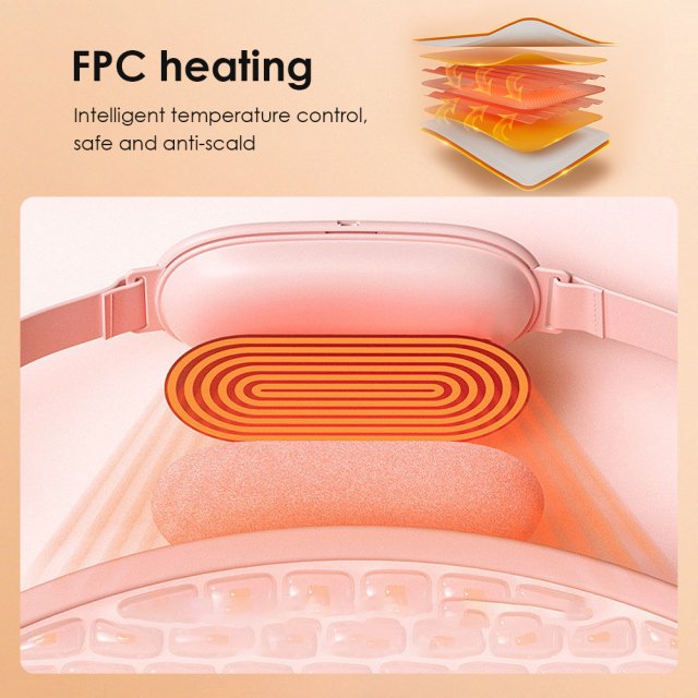 Menstrual Heating & Vibration Belt for Pain Relief – Electric Abdominal Massager - Image 4