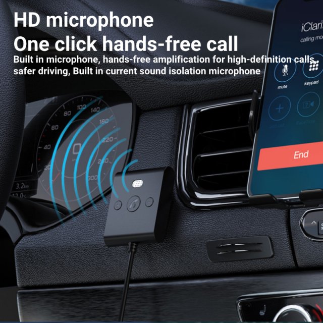 Bluetooth 5.4 Noise-Cancelling Car Adapter - Image 4