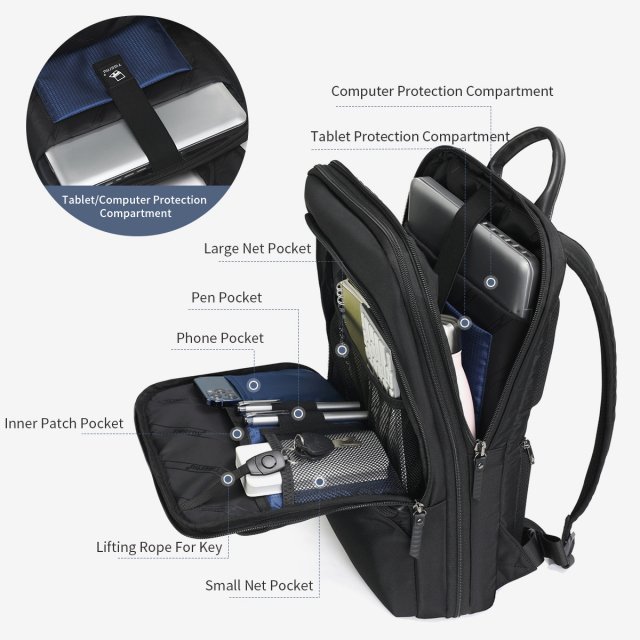 Lifetime Warranty Expandable 15.6-inch Laptop Backpack - Image 5