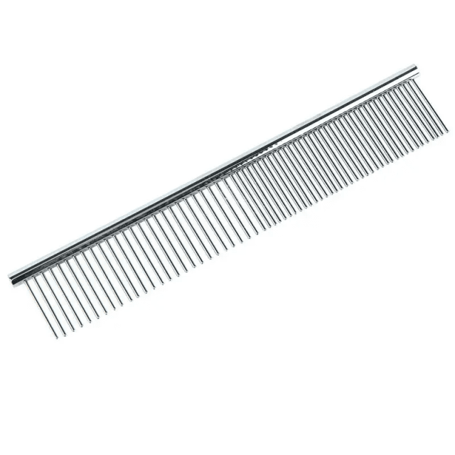 Stainless Steel Dual Purpose Pet Grooming Comb