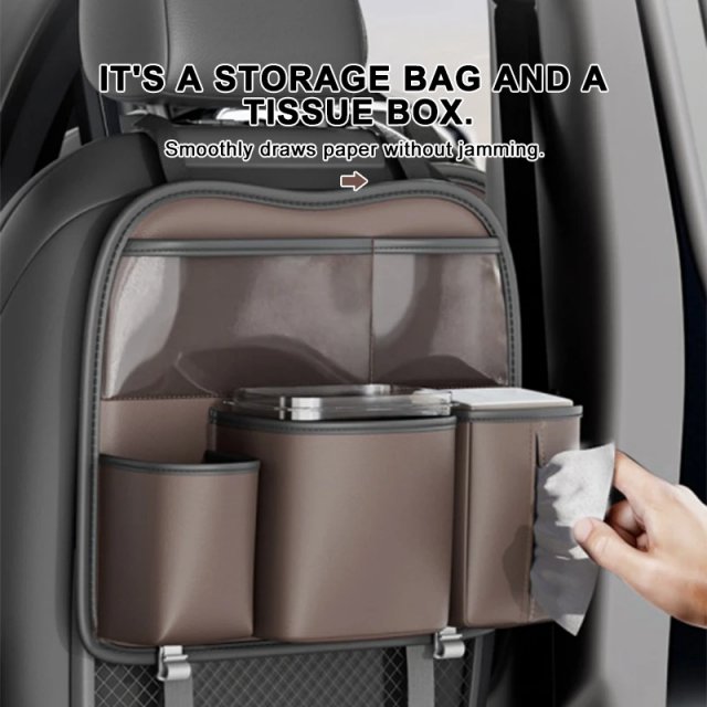 Luxury Car Seat Back Storage Organizer - Image 7