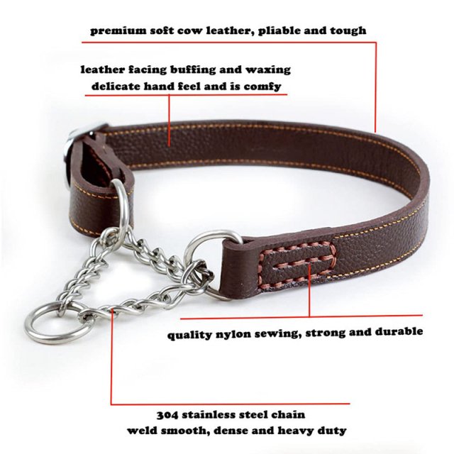 Martingale Leather Dog Collar - Image 3