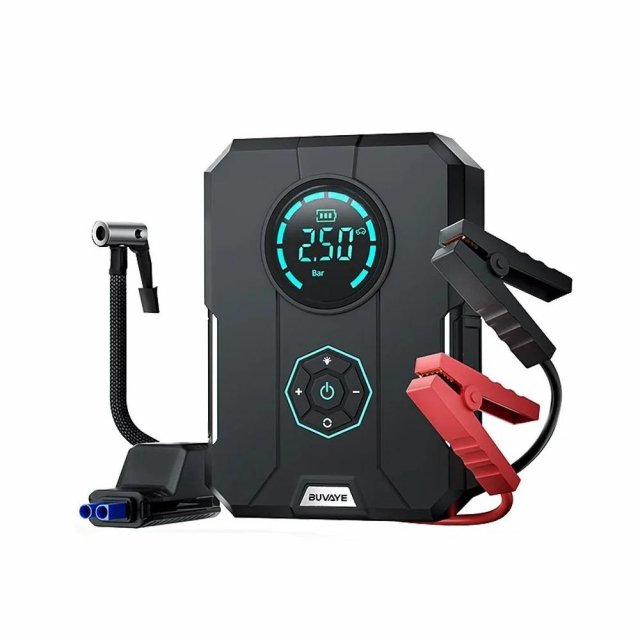 4-in-1 Portable Car Jump Starter & Air Compressor