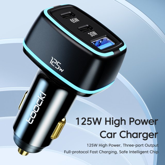 125W Car Charger QC3.0 PD3.0 PPS Fast USB Type C - Image 3