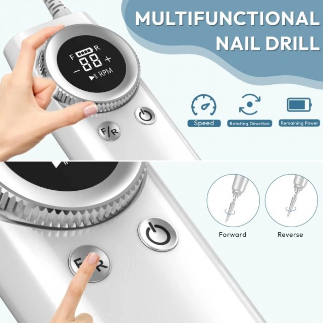 45000RPM Electric Nail Drill - Image 6