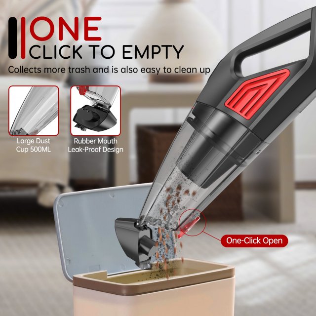 Powerful 9000Pa Handheld Vacuum Cleaner - Image 3