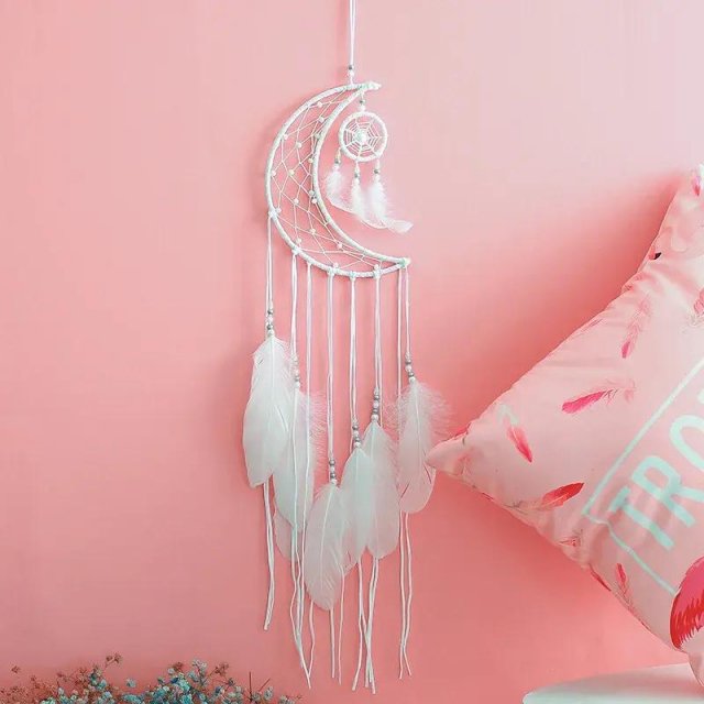 Large Unicorn Dream Catcher - Colorful Nordic Room Decor for Girls & Weddings