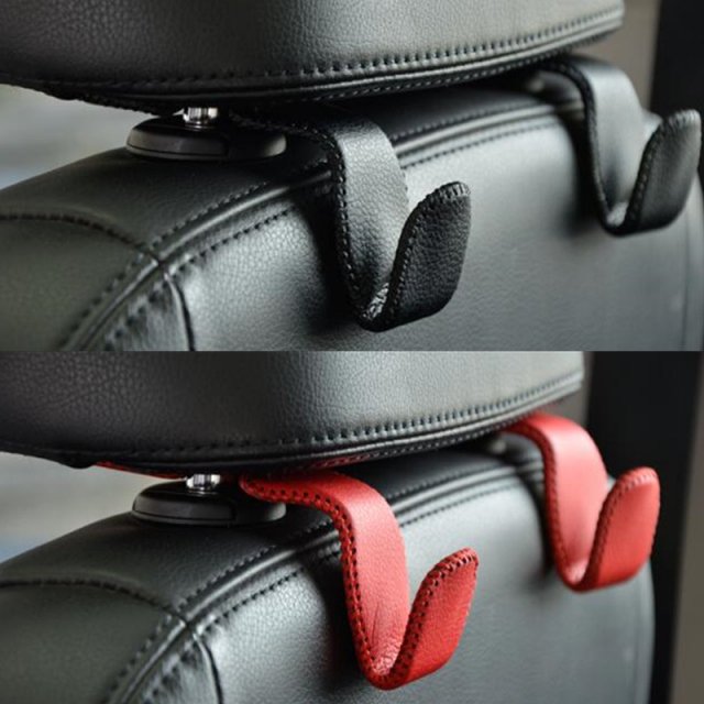 PU Leather Car Headrest Hook - Image 5