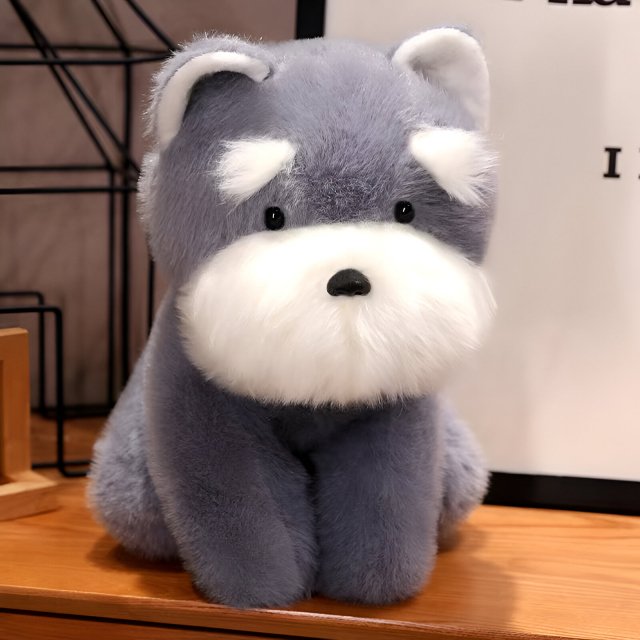 Cute Schnauzer Plush Dog Toy - Image 6