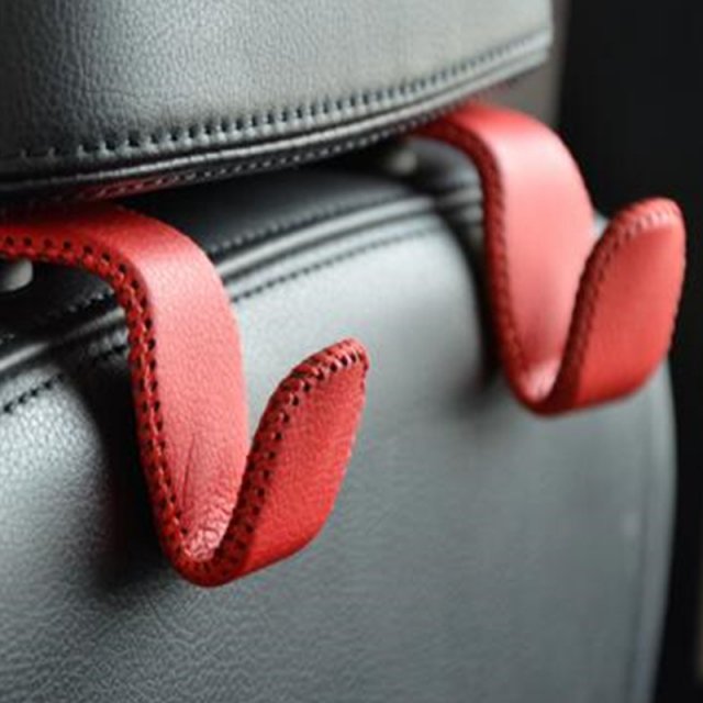 PU Leather Car Headrest Hook - Image 4