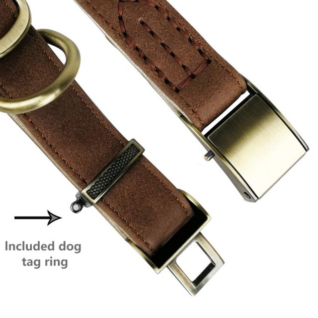 Luxury Genuine Leather Dog Collar - Image 4