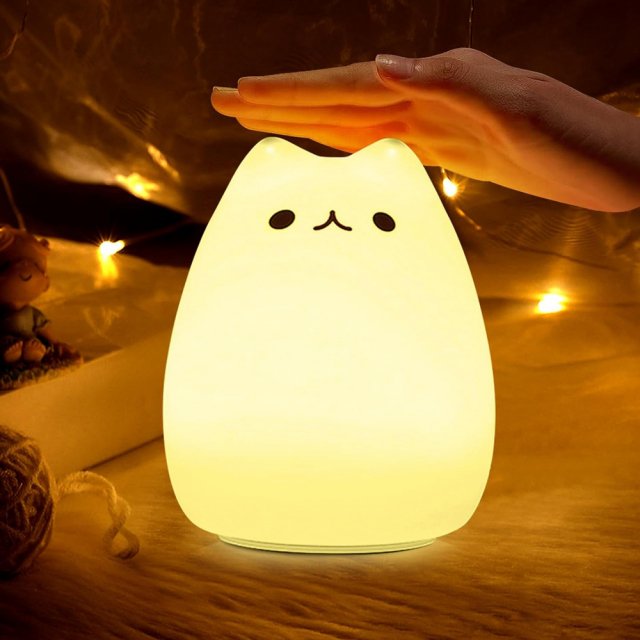 Adorable LED Cat Night Light