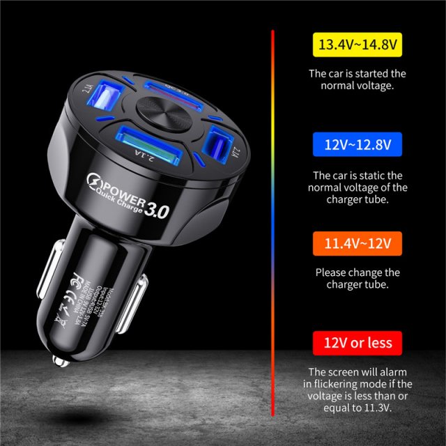 4-Port USB Car Charger - Image 4