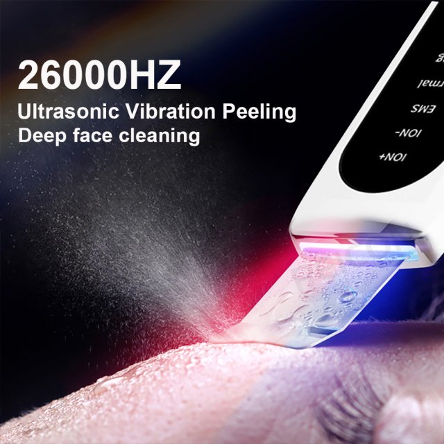 Ultrasonic Skin Scrubber & Blackhead Remover – Deep Pore Cleaner & Acne Treatment Facial Spatula - Image 4