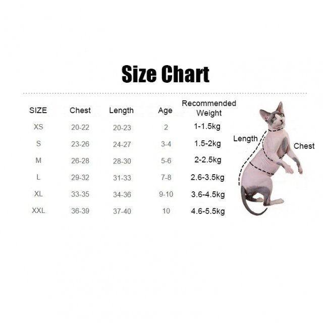 Stylish Sleeveless Vest for Hairless Cats - Image 6