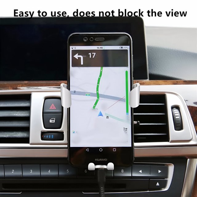 Gravity Car Phone Holder Air Vent Mount Clip - Image 4