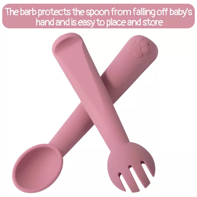 4-Piece Baby Soft Silicone Feeding Set – Non-Slip Bowl, Plate, Bib, Spoon - Image 5