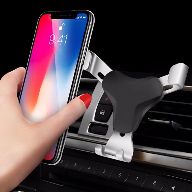 Gravity Car Phone Holder Air Vent Mount Clip