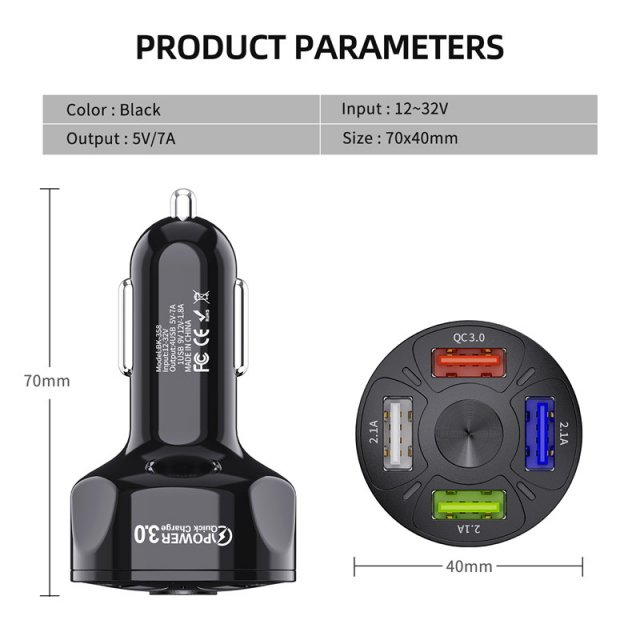 4-Port USB Car Charger - Image 6