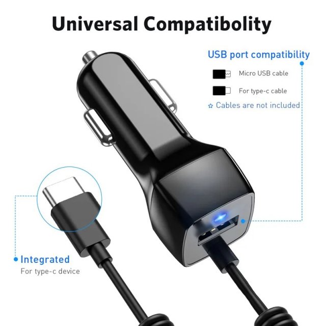 Universal USB Car Charger for Fast Charging - Image 4