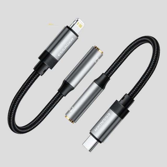 Type C to 3.5mm AUX Audio Adapter for iPhone 15, MacBook, Samsung, and More