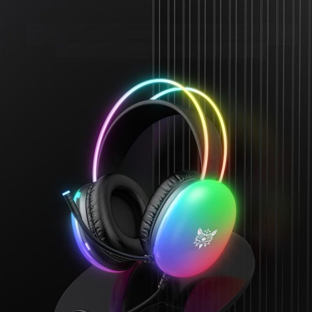 X25 RGB Gaming Headset with Noise-Canceling Microphone, 3.5mm Wired