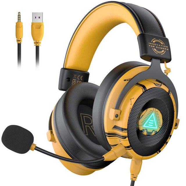 Upgraded Gaming Headset with 7.1 Surround Sound & Noise-Canceling Mic