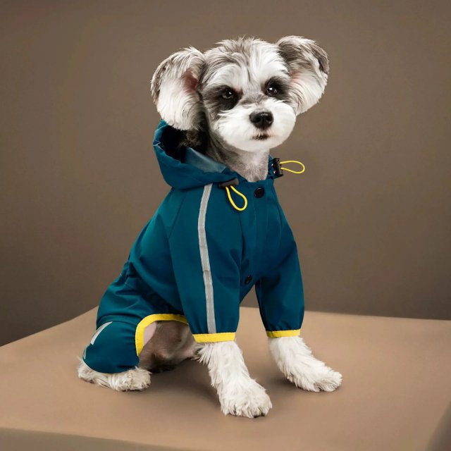 Reflective Waterproof Raincoat for Small & Medium Dogs - Image 4