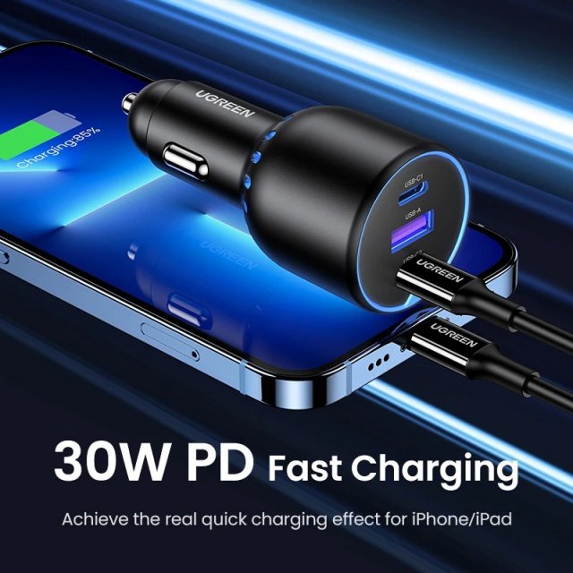 130W USB-C Car Charger for Fast Charging - Image 5