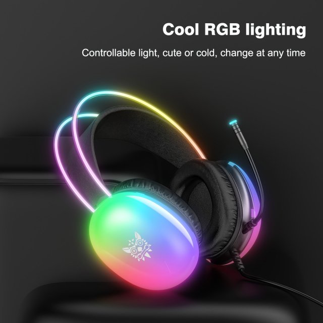 X25 RGB Gaming Headset with Noise-Canceling Microphone, 3.5mm Wired - Image 5